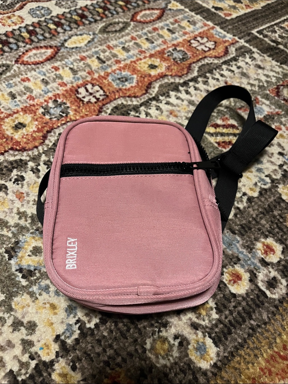 Brixton Pink Canvas Crossbody Bag